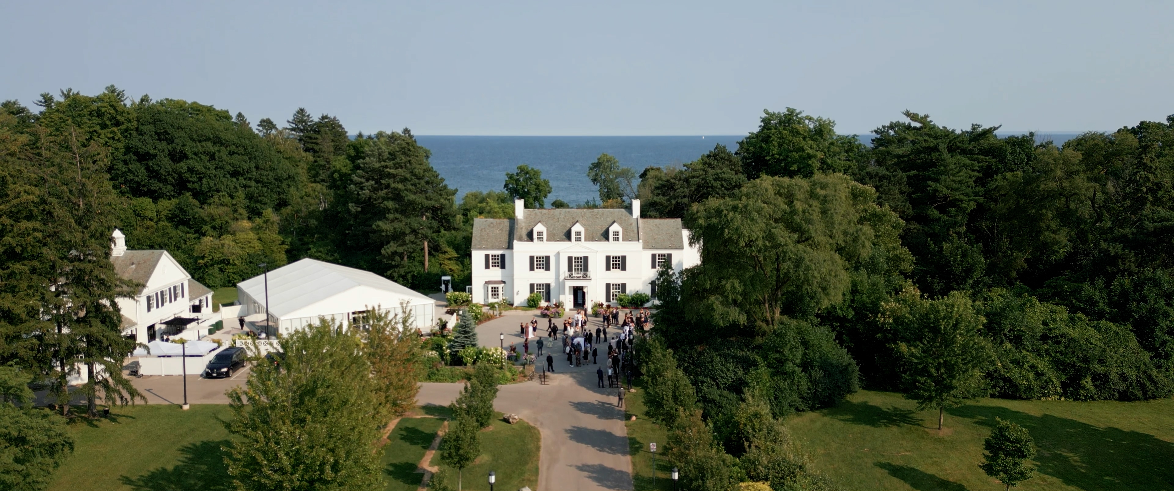 Estate aerial view